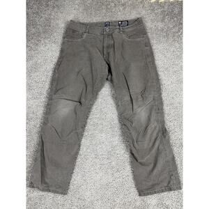 Kuhl Pants Mens 38x32 Brown Revolvr Hiking Outdoor Nylon Blend Jeans Casual